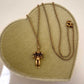 3 Headed Panther Necklace