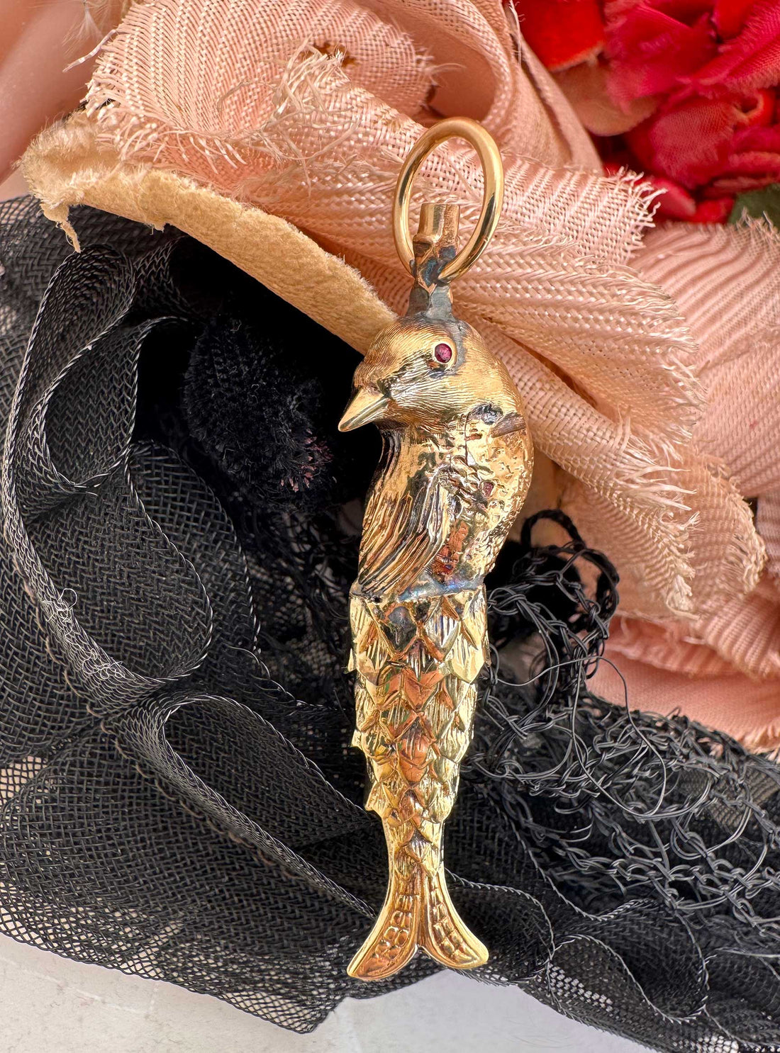 Swimming Bird Charm
