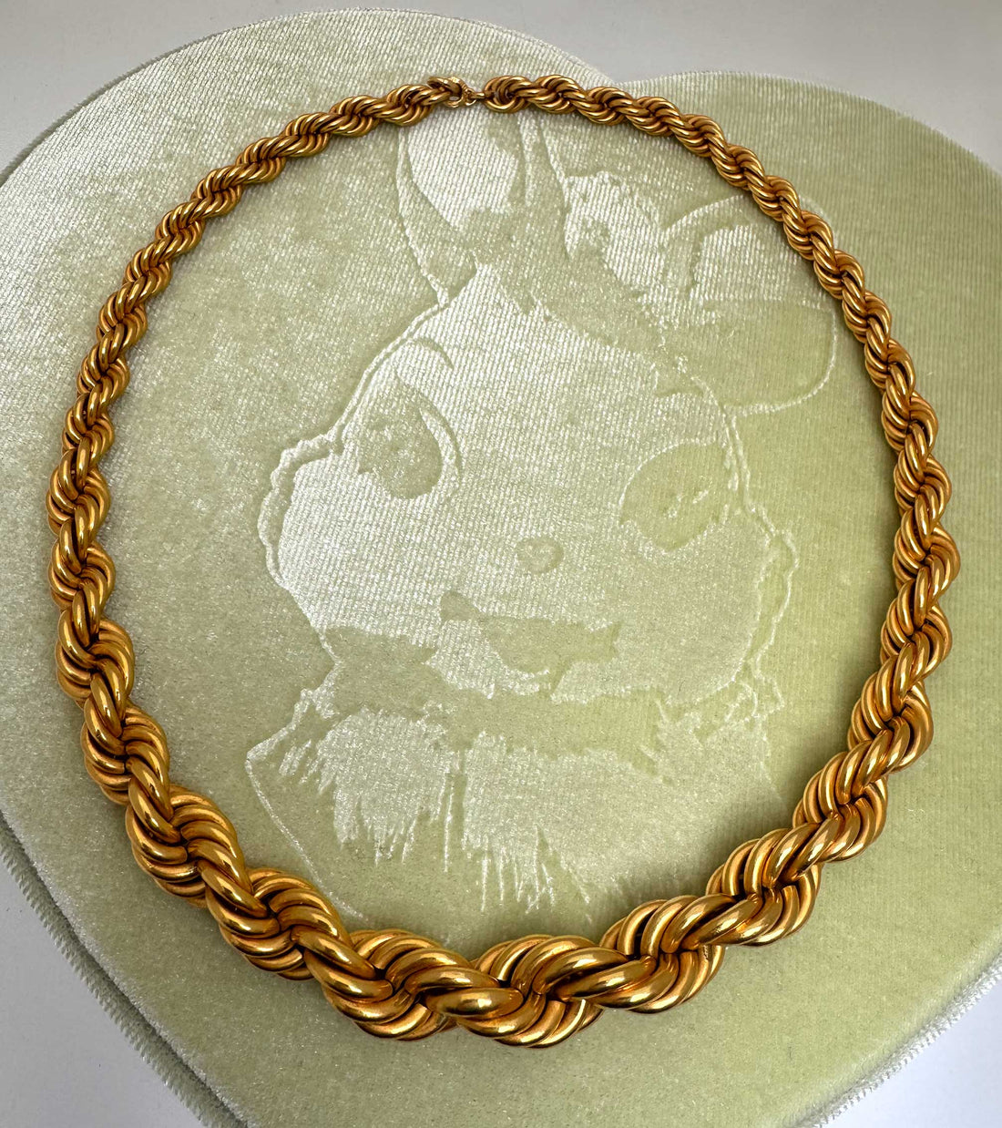 The Dookie, a Vintage 18K Gold Graduated Rope Chain