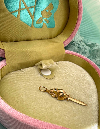 Sword Tail Rat Charm
