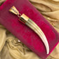 Tusk Shell Charm with Diamond Bail