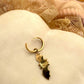 Bat Hoop Earring in 18K Gold