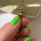 Rat with Articulated Tail in 14K with Emerald Eyes