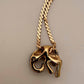 Enamel Leopard Necklace with Diamond Collar