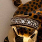 Enamel Leopard Necklace with Diamond Collar