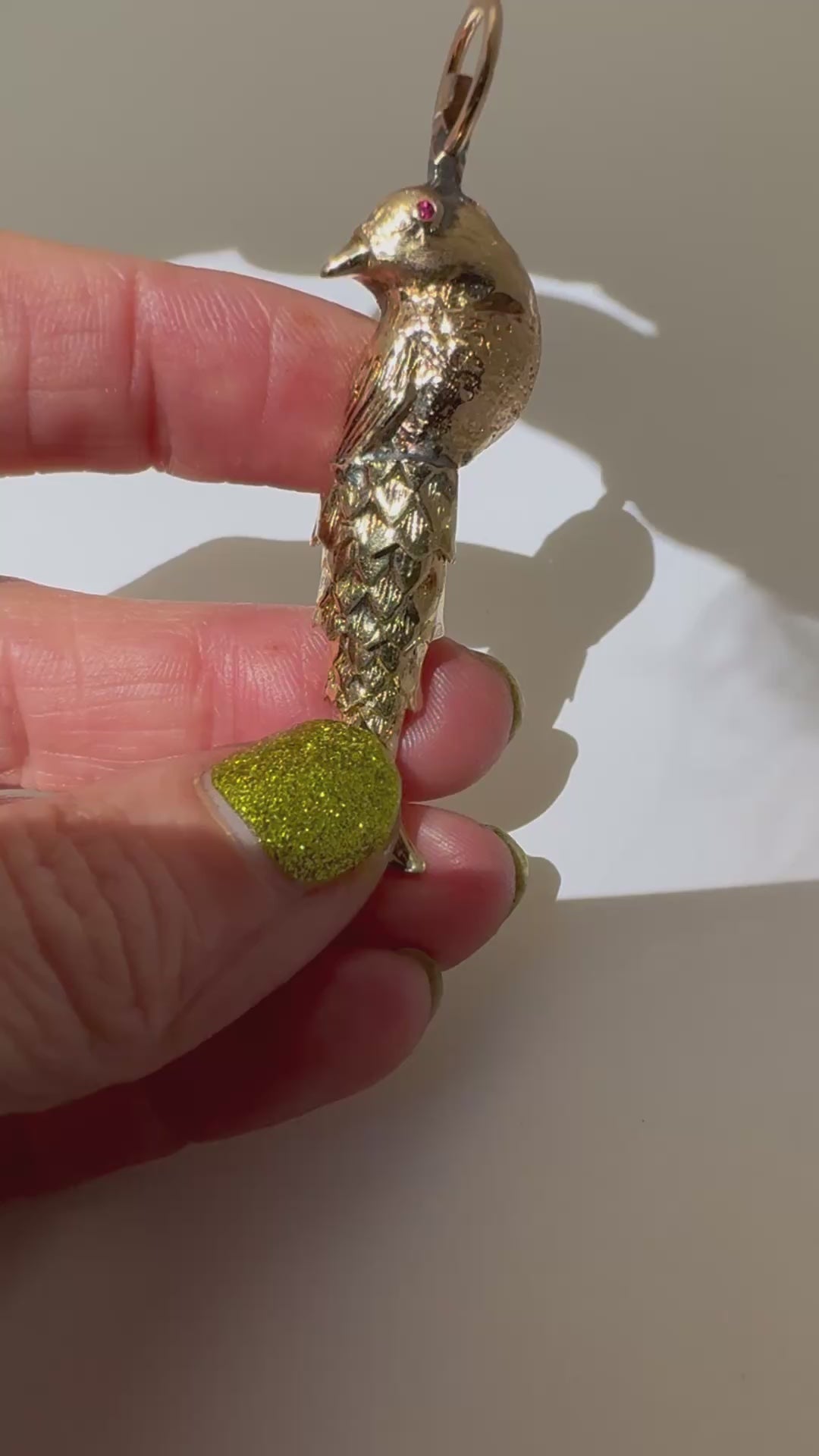 Swimming Bird Charm