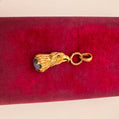 18K Gold Eagle with Star Sapphire